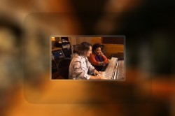 Dan and Melinda Doolittle, one of the many American Idol singers he has worked with.